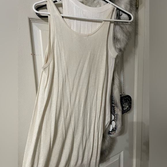 Michael Kors and Moussy Cashmere Blend Cream Tanks - Picture 11 of 16